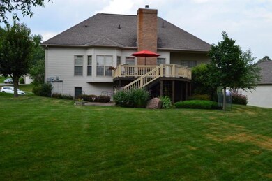 Rear view of home