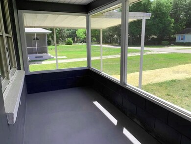 Screened front porch