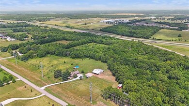 View of property looking Northwest.  This view shows K10 behind the property and Merck.