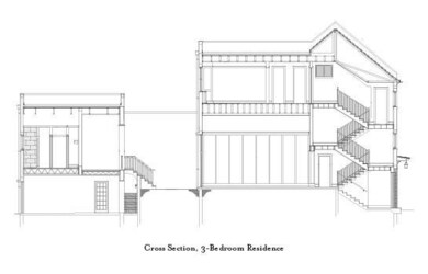 Clermont Courts - 3 BDR - Cross Section