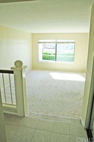 The sunken sleeping area of the Master Suite