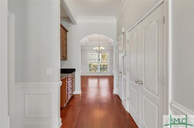 View from Kitchen to formal Dining Room with Butle