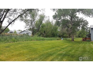 Common area behind unit