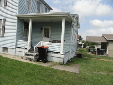Side porch for relaxing.