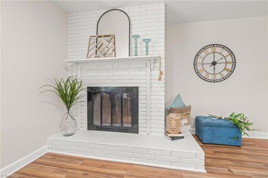 LOVE this fireplace!
