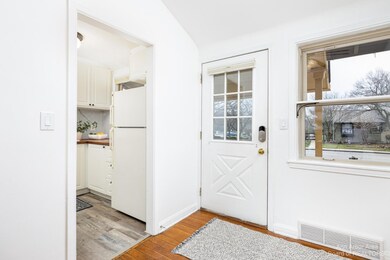 Front door from inside
