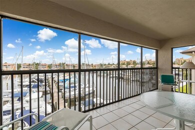 View of the marina from balcony of the condo.