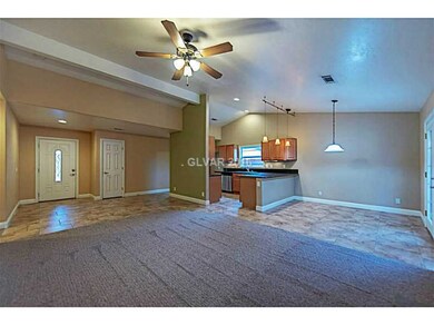 Great Room. Open concept / new carpet / ceiling fa