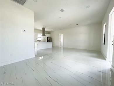 View of unfurnished living room