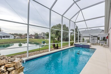 Heated and screened Pool and Spa
