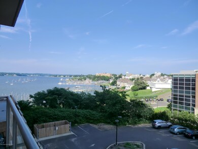 View of the river from the balcony
