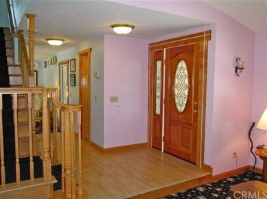 Laminate wood flooring.
