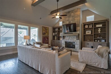 The open concept design flawlessly integrates the