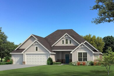 Craftsman-style home featuring driveway, an attach