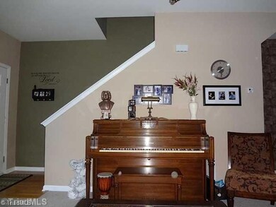 Living Room. The wall color selections create a welcoming entrance.