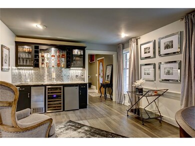 Featuring a custom built brand new wet bar with al
