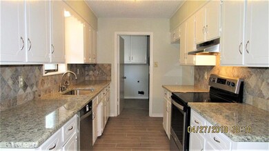 New appliances, counters, backsplash and flooring.