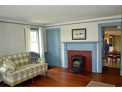 Main parlor off country kitchen with...