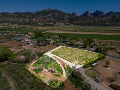 aireal plat with kolob canyons