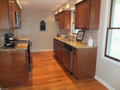 Gorgeous kitchen with new cabinets, bamboo hardwoo