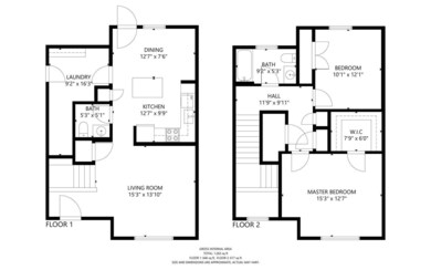 layout of Mariner's Landing home