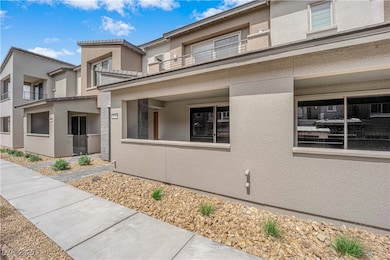 View of front facade with stucco siding