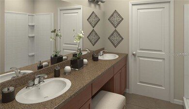 Master Bath - Image of furnished model