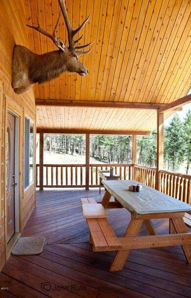 Elk over front deck