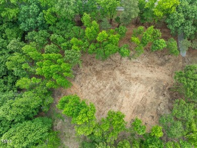 Cleared lot view from above
