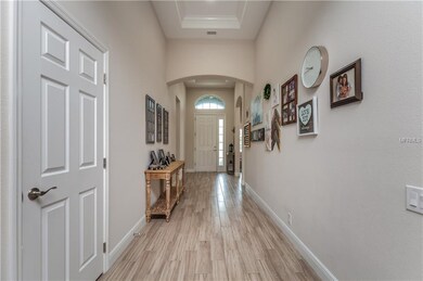 Looking down hallway towards front entrance