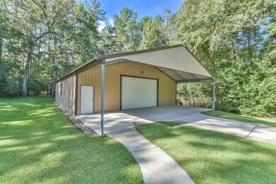 Extended driveway and sidewalk connected to the house.