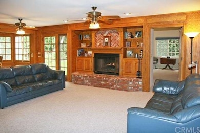 Huge Family Room w/Custom Built-Ins & Fireplace