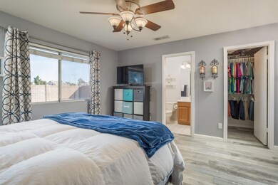 Master Bedroom with Walk in Closet