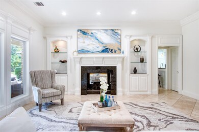 Stunning Custom Built-ins with Lots of Wood Moldin