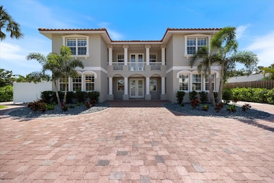 Large and brand new paver driveway.