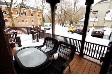 Private porch and parking for each tenant.