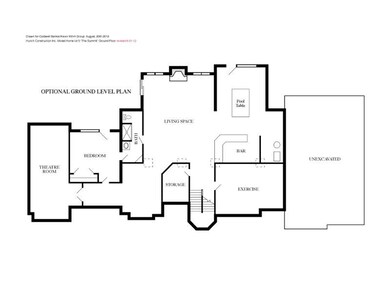 Other. OPTIONAL FINISHED GAMEROOM FLOOR PLAN WITH 