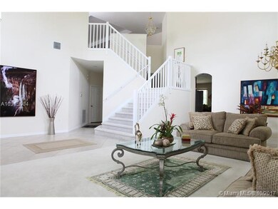 Living room and stairs
