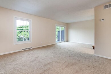 View from the dining area to the living room and 2