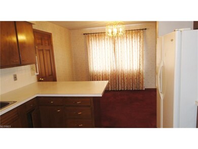 View dining area from kitchen