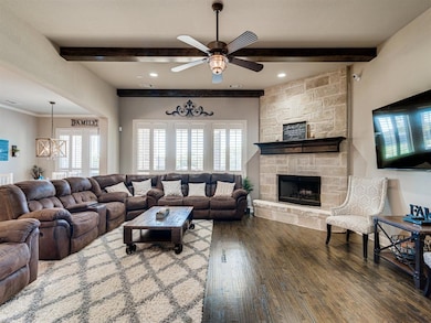 Plantation Shutters through out the home.