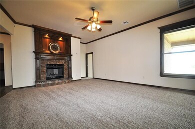 Natural light flows through the wood cased window!