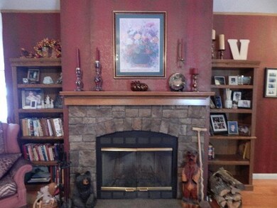 Enjoy those cold winter days by the fireplace...carved bears stay to keep you company!