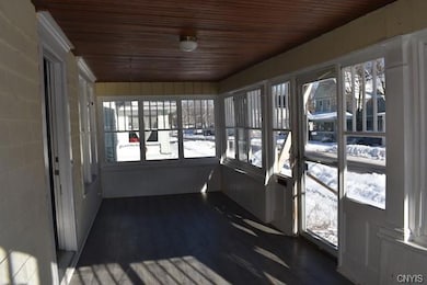 Relaxing, enclosed porch