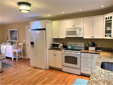 front entry view of kitchen