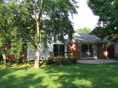 Rear of home, viewed from backyard.