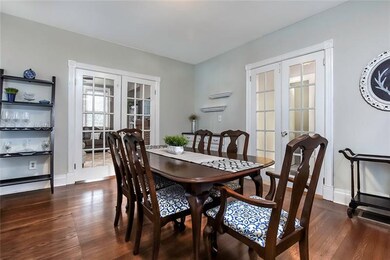 Formal dining room has a beautiful finish to the f
