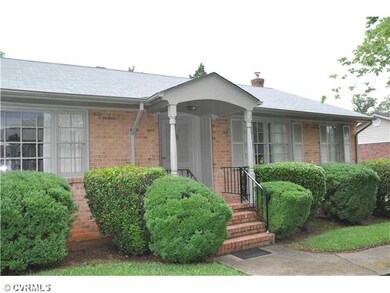 Facade/Exterior Front - A covered front stoop with