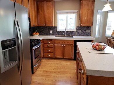 Convenient meal prep island