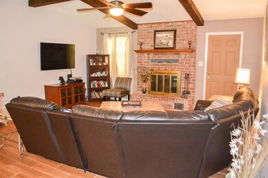 Gorgeous vaulted ceilings and fireplace!